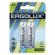 ����������� Ergolux AA-2700mAh Ni-Mh BL-2 (�����������, 1.2� ��)