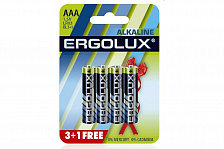Ergolux LR03 Alkaline BL 3+1(FREE) (LR03BL3+1, ���������,1.5�)