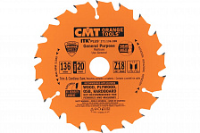 ������� ���� ��� 136x20 (+10) x 1,5/1,0 20� 10�  ATB + 8� SHEAR Z=18