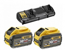 ����� (2 � DCB547G 18V/9Ah, + DCB132) DeWalt DCB132X2-QW
