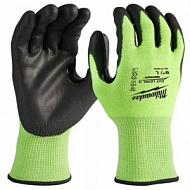  Hi-Vis Cut Level 3 Gloves -9/L